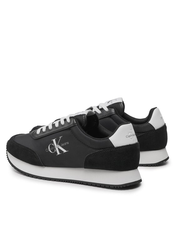 Calvin Klein Jeans Calvin Klein Jeans Сникърси Retro Runner Su/Ny Mono YM0YM00683 Черен