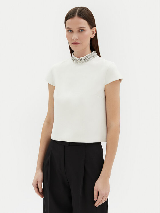 Motivi Motivi Palaidinė 2630Q001764N Écru Regular Fit