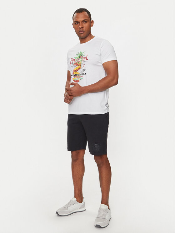 Petrol Industries Petrol Industries T-shirt M-1040-TSR660 Bijela Regular Fit