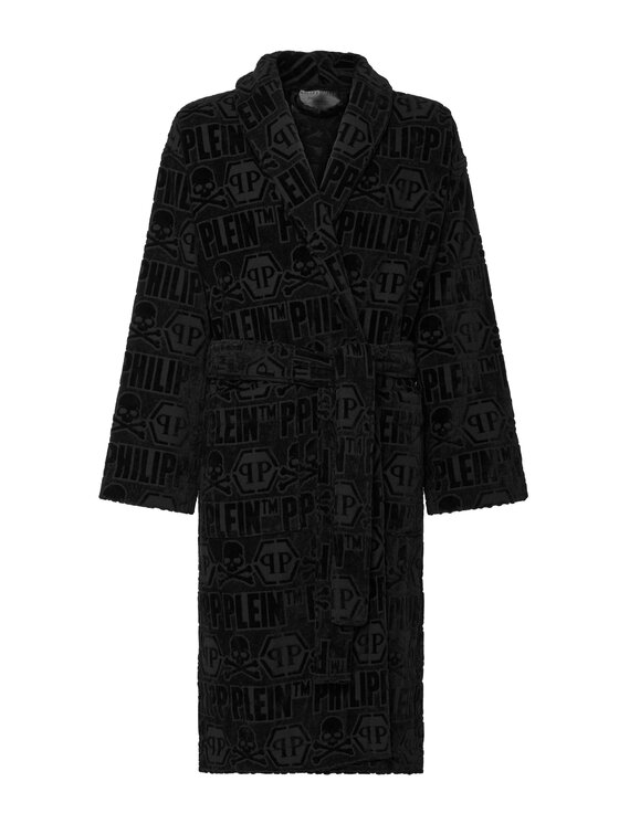 PHILIPP PLEIN PHILIPP PLEIN Szlafrok 1219 Czarny