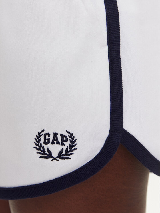 Gap Gap Sportovní kraťasy 778453-02 Bílá Regular Fit