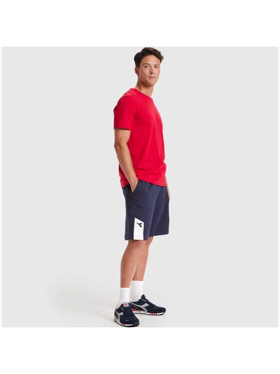 Diadora Diadora Szorty materiałowe DIADORA BERMUDA ICON Granatowy Regular Fit