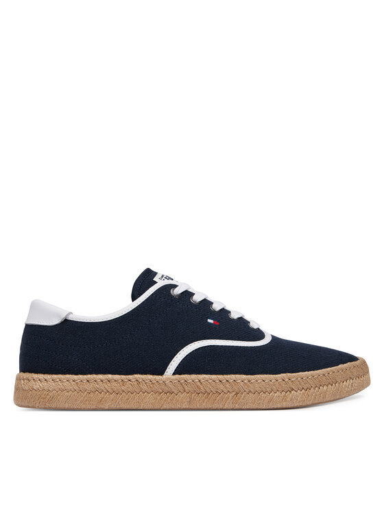 Tommy Hilfiger Tommy Hilfiger Espadrilles Th Hi Vulc Core Jutte Canvas FM0FM05872 Dunkelblau