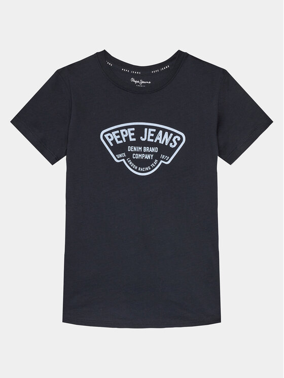 Pepe Jeans Pepe Jeans Marškinėliai Regen PB503848 Tamsiai mėlyna Regular Fit