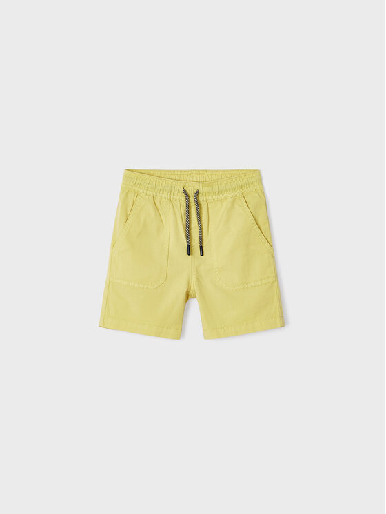 Mayoral Mayoral Riidest šortsid 3225 Kollane Regular Fit