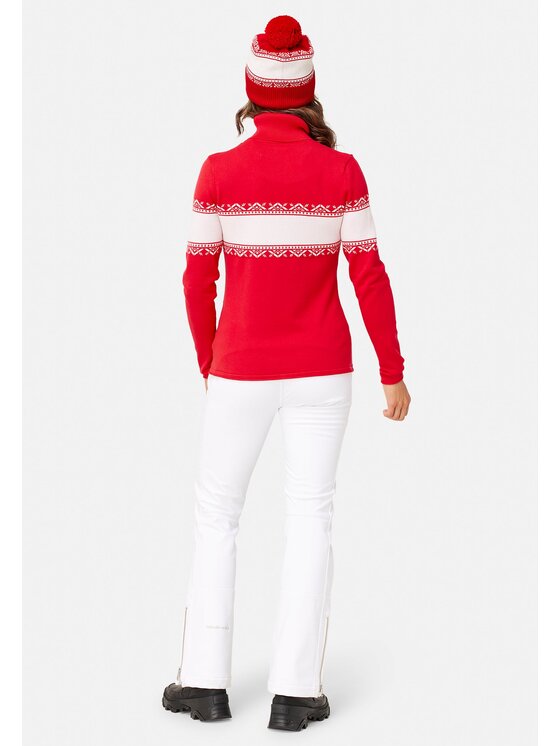 KRIMSON KLOVER KRIMSON KLOVER Sweter Apre Czerwony Regular Fit