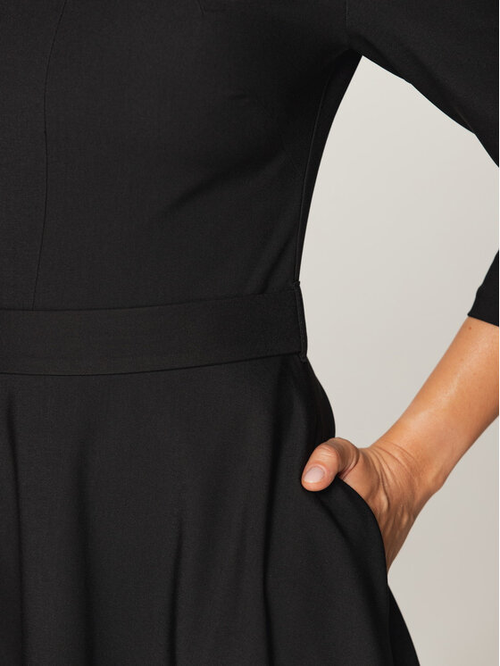 Willsoor Willsoor Sukienka koktajlowa 67350 Czarny A-Line Fit