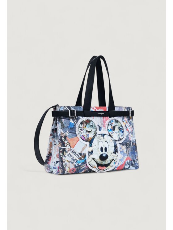 Desigual Desigual Σάκος BAG_MICKEY COLLAGE Μαύρο