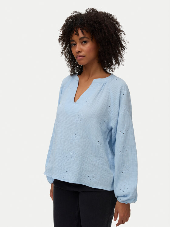 Vero Moda Bluză Natali 10342739 Albastru deschis Regular Fit