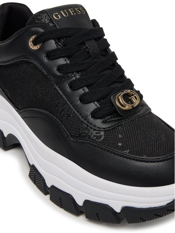 Guess Guess Αθλητικά FLFBRT ELE12 Μαύρο
