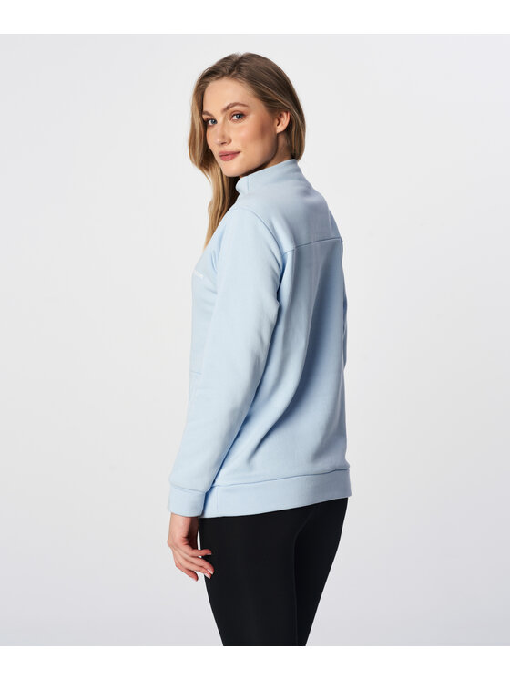 Carpatree Carpatree Bluza FunnelBlouse Niebieski Relaxed Fit