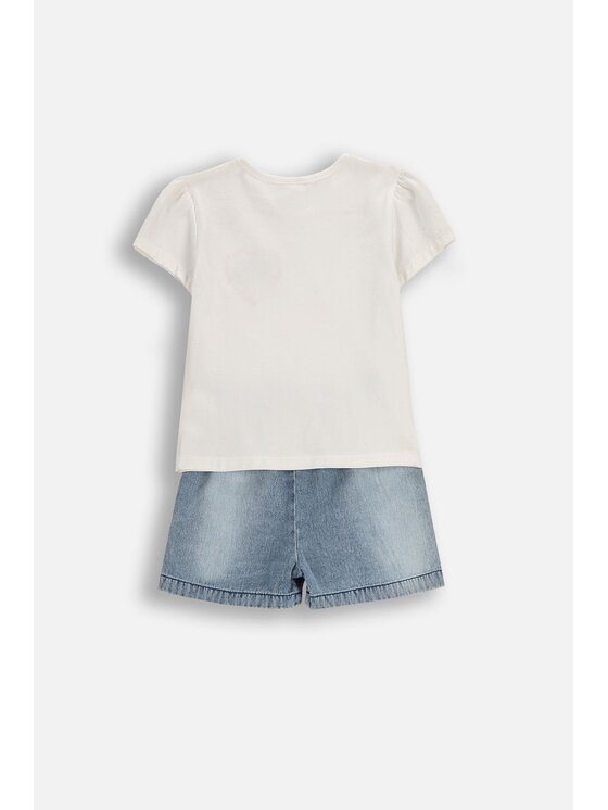 Coccodrillo Coccodrillo Komplet t-shirt i spodenki WC5117303XGK-022 Kolorowy Regular Fit