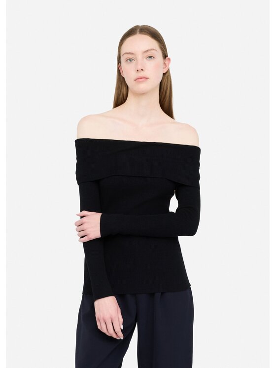 Liu Jo Liu Jo Maglione MF5439MS49I22222 Nero Slim Fit