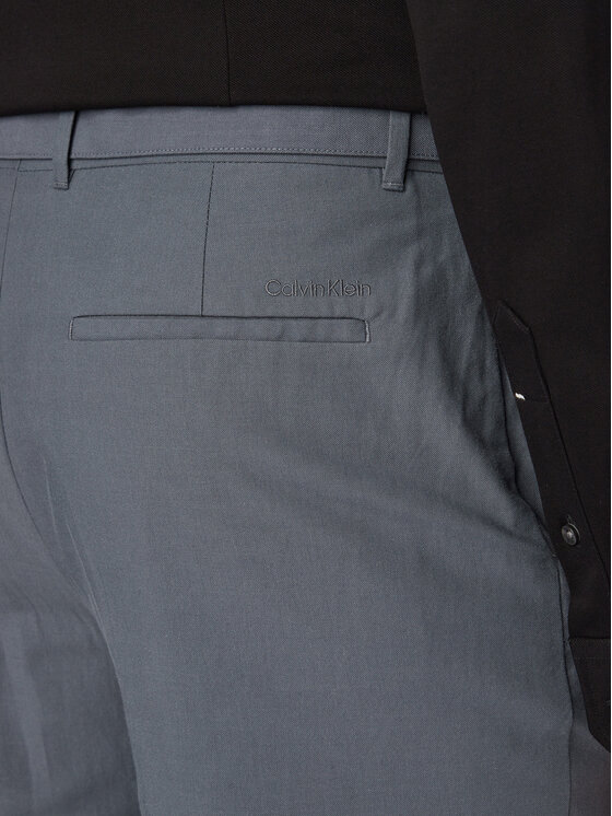 Calvin Klein Calvin Klein Szövet nadrág LV04LF617G Szürke Regular Fit