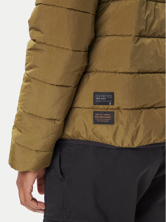 Aeronautica Militare Aeronautica Militare Prijelazna jakna 252AB3022UCT04214 Zelena Regular Fit