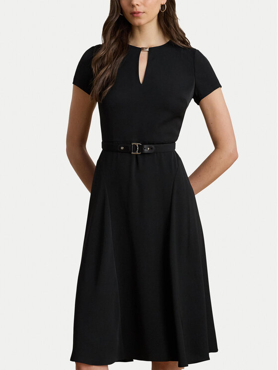 LAUREN RALPH LAUREN LAUREN RALPH LAUREN Abito da cocktail 200973369002 Nero Flare Fit