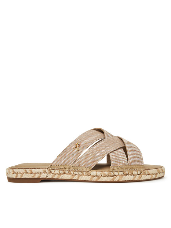 Tommy Hilfiger Tommy Hilfiger Espadrilles Chambray Espadrille Mule FW0FW08501 Bézs