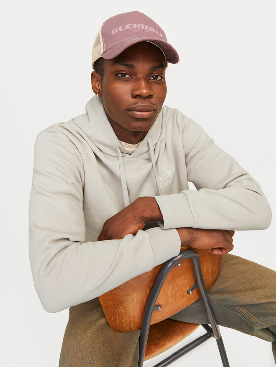 Jack&Jones Jack&Jones Суитшърт Corp Logo 12152840 Бежов Standard Fit