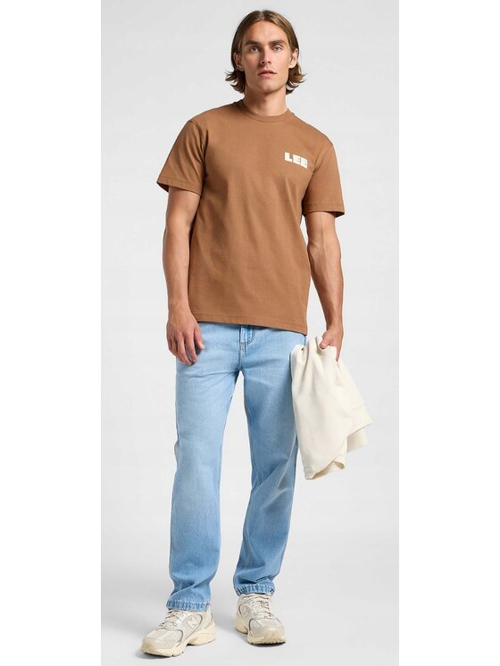 Lee Lee Jeansy Carpenter Niebieski Relaxed Fit