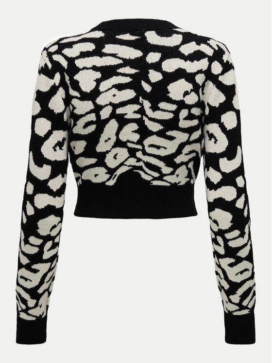ONLY ONLY Πουλόβερ Lima 15339828 Μαύρο Cropped Fit