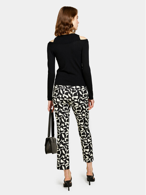 Sisley Sisley Pulover 1B7YM104G Črna Slim Fit