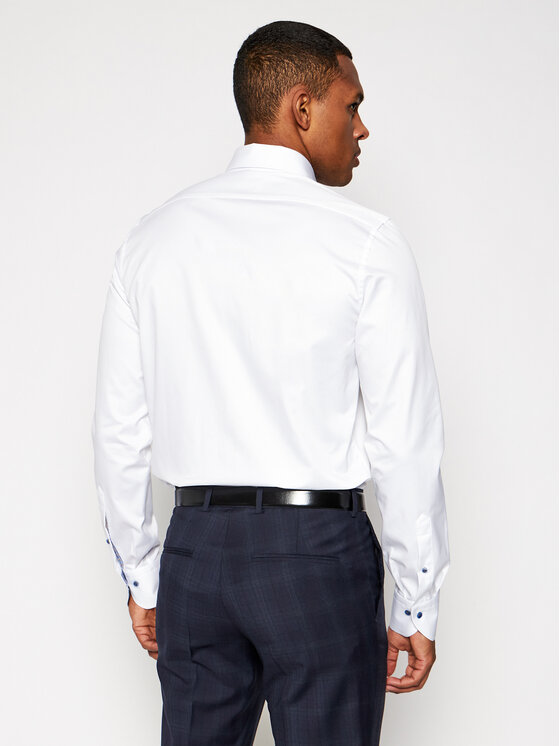 Stenströms Stenströms Cămașă 784111 2395 Alb Slim Fit