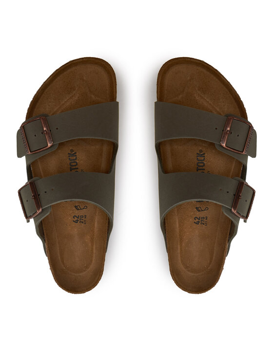 Birkenstock Birkenstock Papucs Arizona Birko-Flor nubuk 0151211 Szürke