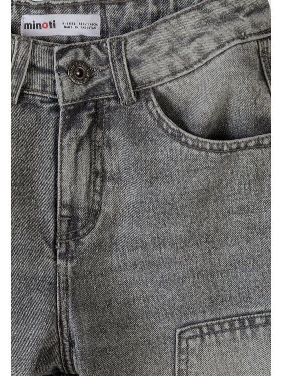 minoti minoti Jeansy 33JEAN254 Szary Baggy Fit