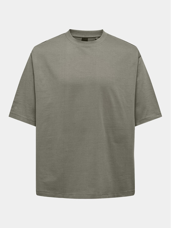 Only & Sons Only & Sons T-shirt Millenium 22027787 Siva Oversize