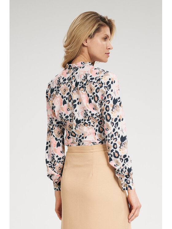 FIGL FIGL Bluzka M700 Kolorowy Regular Fit