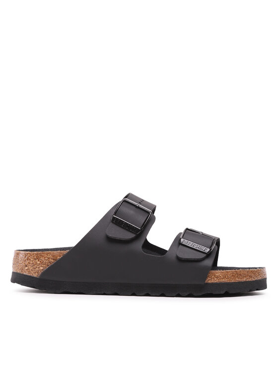 Męskie Klapki Birkenstock, Rozmiar 40, Czarne, Birkenstock Arizona Birko-Flor