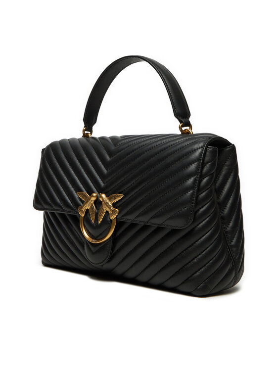 PINKO Pinko Дамска чанта Love Lady Puff Big Cl PE 23 PLTT 100042 A0GK Черен