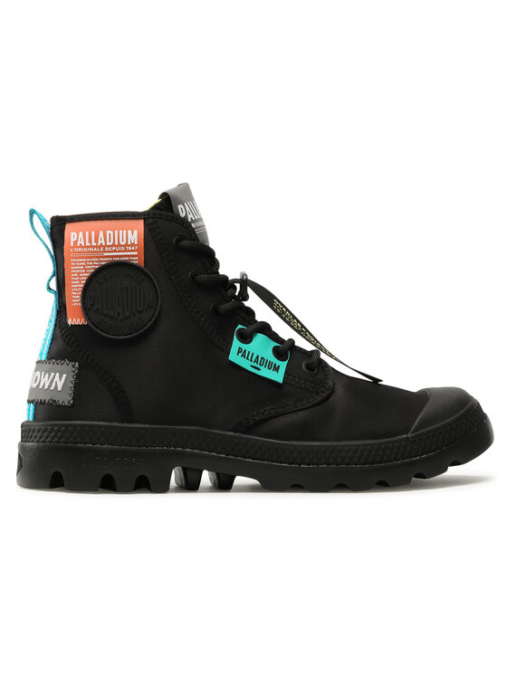 Palladium Palladium Trapery Pampa Lite Overlab Neon 77082-008-M Czarny