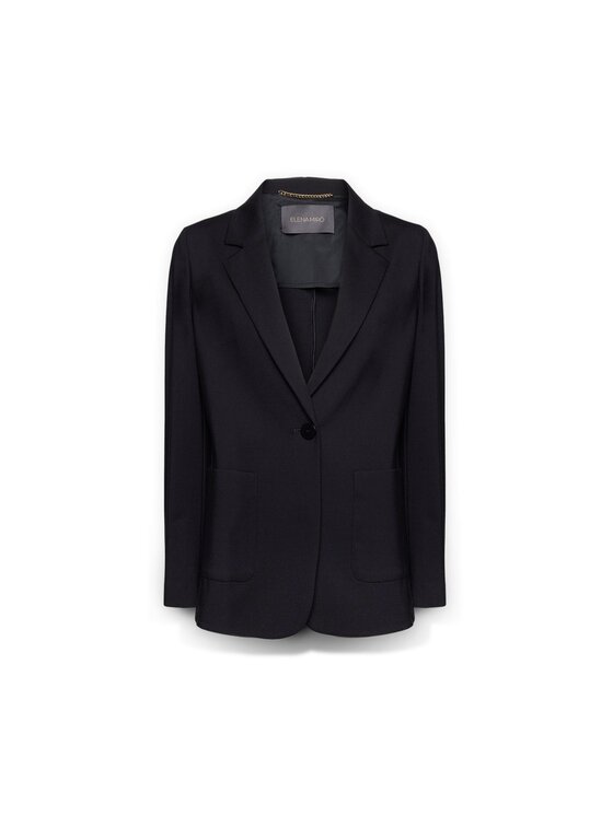 Elena Mirò Elena Mirò Giacca outdoor R053P000089N033 Nero Slim Fit