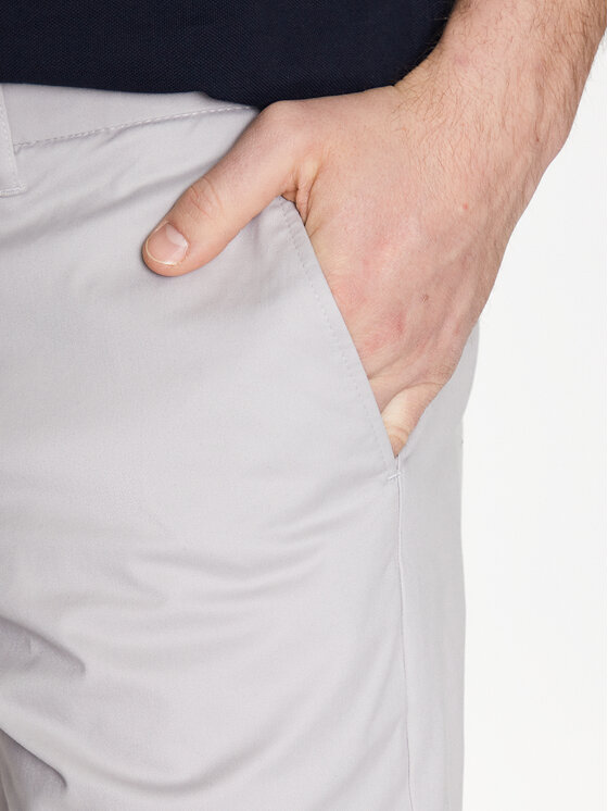 Tommy Hilfiger Tommy Hilfiger Pantaloncini di tessuto Brooklyn 1985 MW0MW23563 Grigio Regular Fit