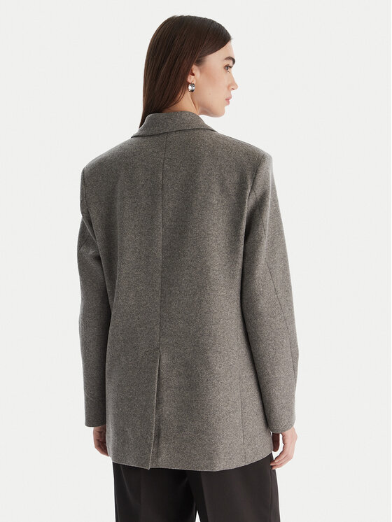 PINKO PINKO Švarkas Amora Giacca 106099 A2ZU Pilka Regular Fit