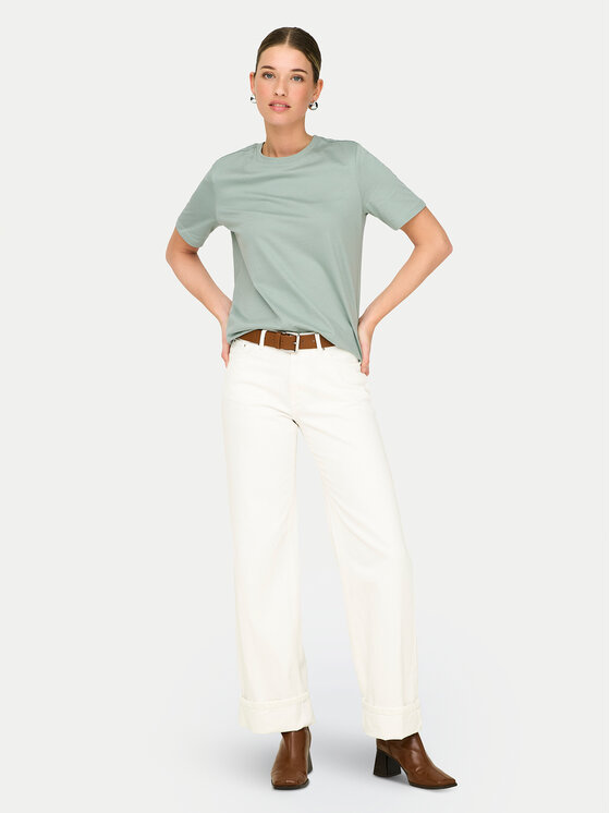ONLY ONLY Majica Freja 15367970 Zelena Regular Fit