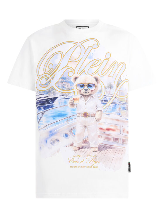 PHILIPP PLEIN PHILIPP PLEIN T-Shirt 29825 Biały Regular Fit