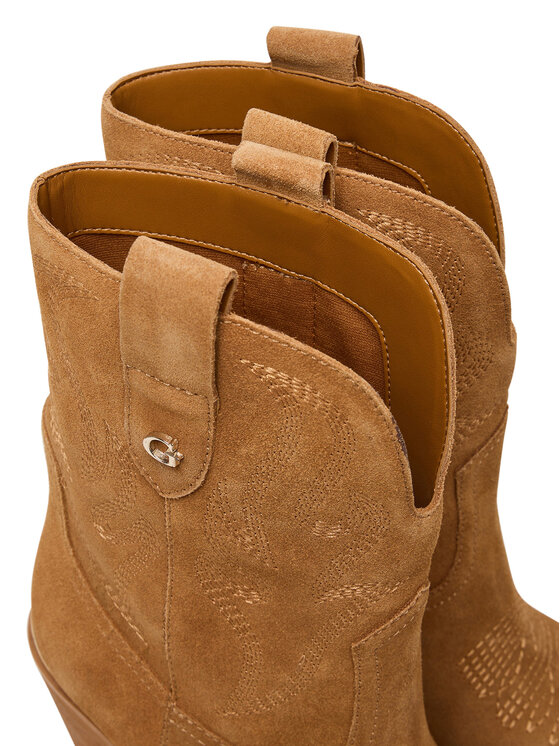 Guess Guess Καουμπόικες Μπότες & Μποτάκια FLTSAL SUE10 Καφέ