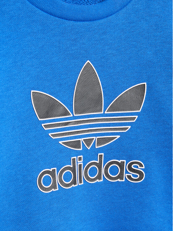 adidas adidas Trenerka Trefoil JY0136 Plava Regular Fit