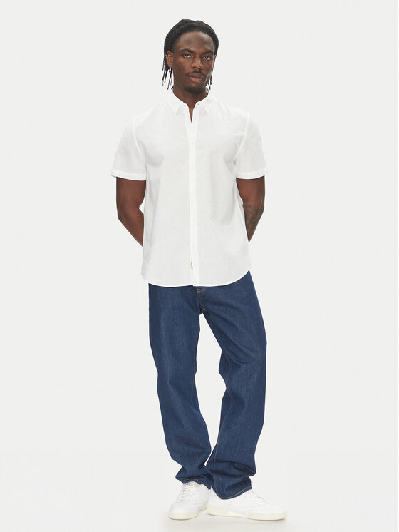 Mustang Mustang Camicia Berkeley 1016464 Bianco Regular Fit