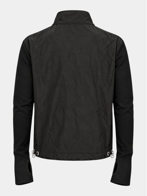 MADE BY SOCIETY MADE BY SOCIETY Kurtka przejściowa VRUH - H37778 Czarny Basic Fit