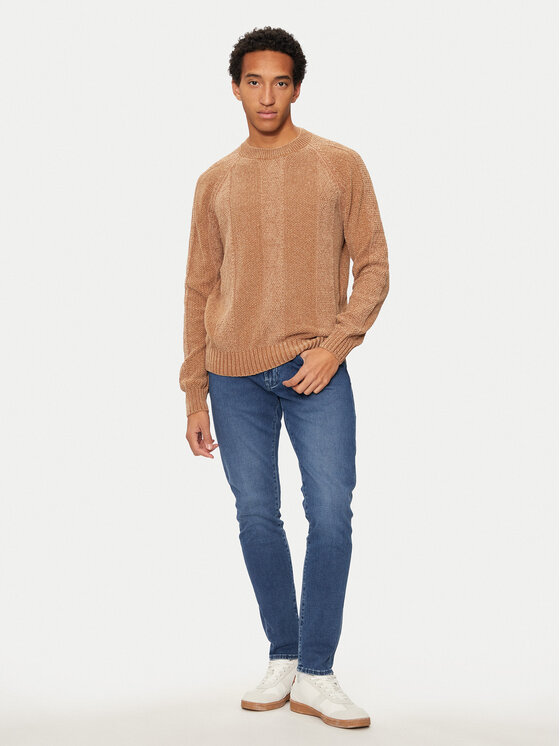 Liu Jo Liu Jo Pulover QF4212 MA29P Rjava Regular Fit