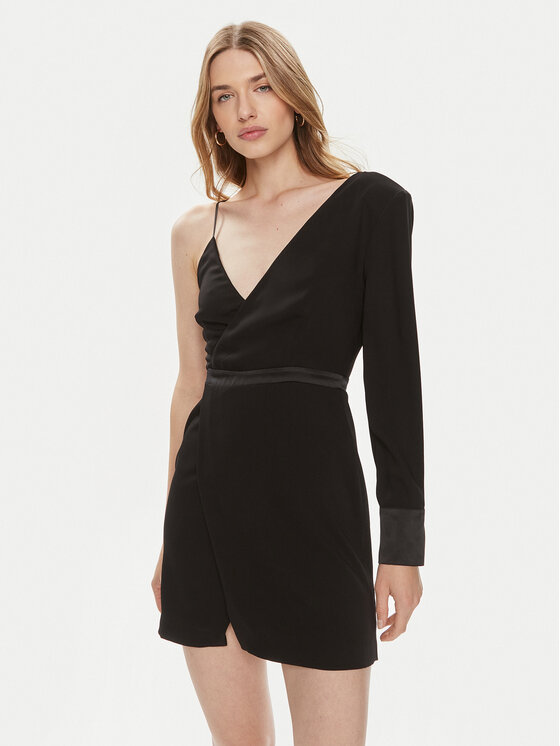 MVP Wardrobe MVP Wardrobe Koktejlové šaty MVPE4AB137.0CP0046 Černá Short Fit