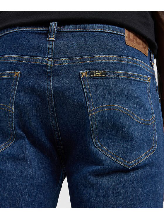 Lee Lee Jeansy 112370589 Niebieski Slim Fit
