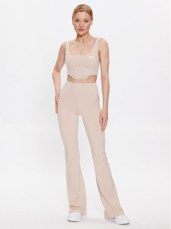 Guess Guess топ Brigit V3GP02 MC04Z Бежов Slim Fit