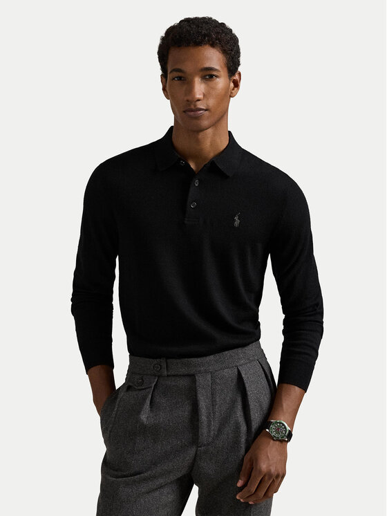 Polo Ralph Lauren Polo Ralph Lauren Пуловер 710941104002 Черен Regular Fit