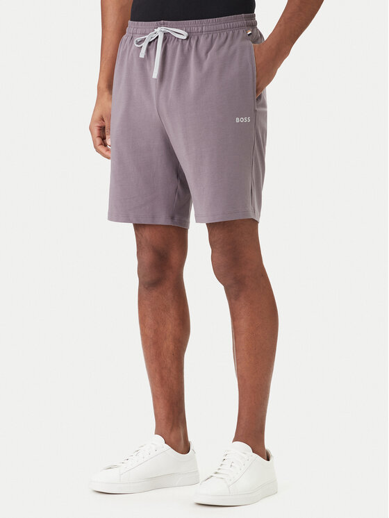 BOSS BOSS Pantaloni scurți sport Mix&Match 50515314 Violet Regular Fit