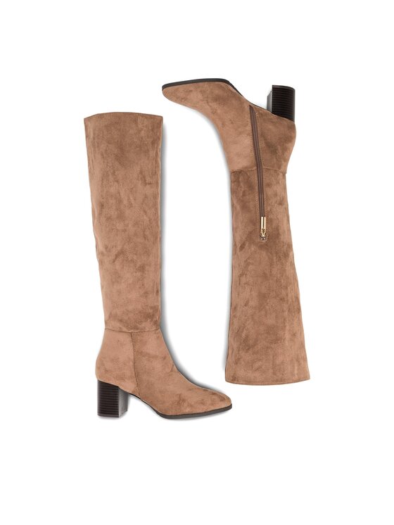DeeZee DeeZee Μπότες Hallie LS5987-01 Μπεζ