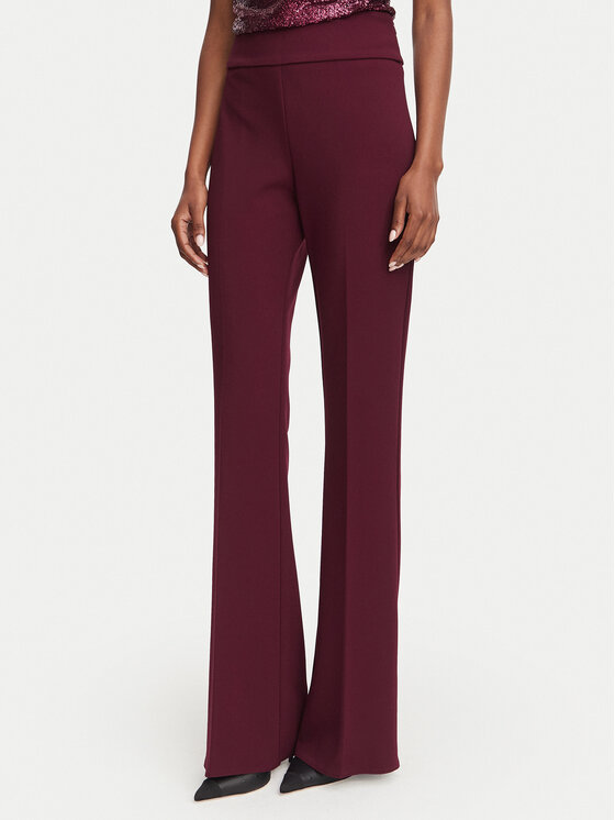 Rinascimento Pantaloni din material CFC0130162003 Vișiniu Regular Fit